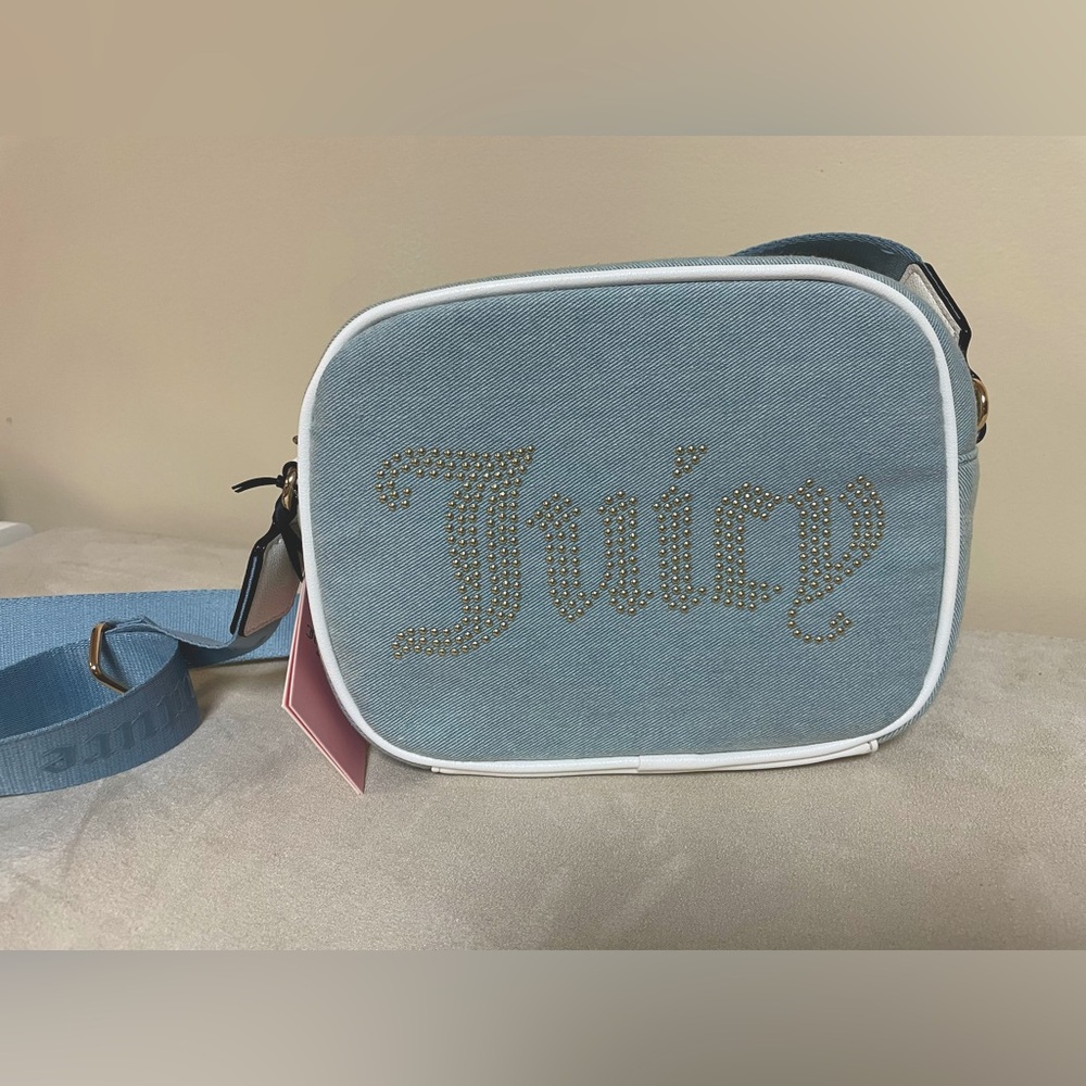 Juicy Couture Denim Obsession Camera Crossbody Purse